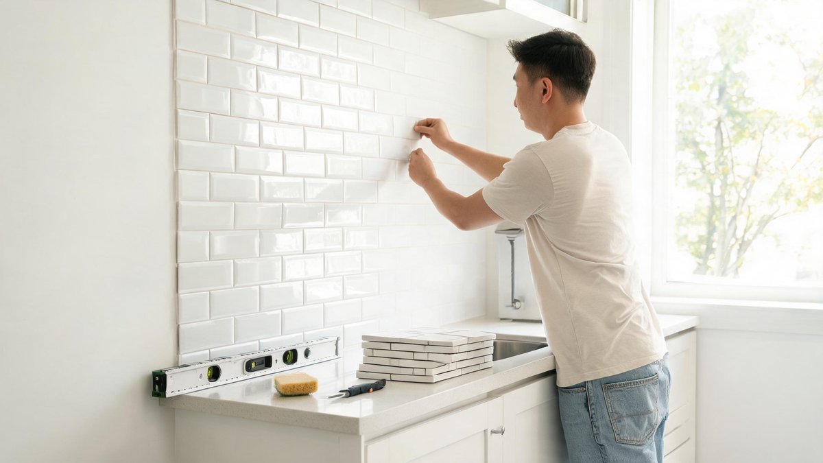 DIY Backsplash Installation for Complete Beginners